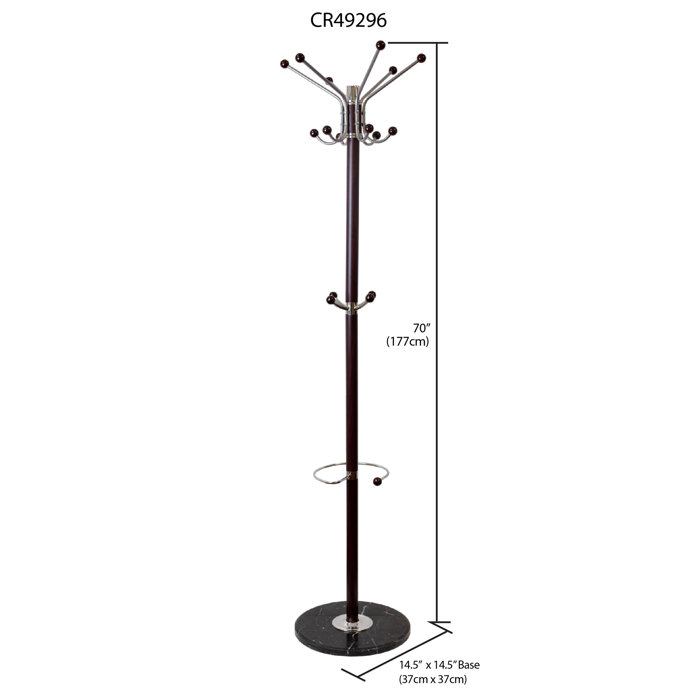 Red Barrel Studio® Alaysiah Solid Wood Freestanding Coat Rack & Reviews